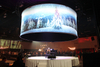 360 Degree Large Curved Projection Screen/Curved Frame Screen for HD Cinema Simulator System