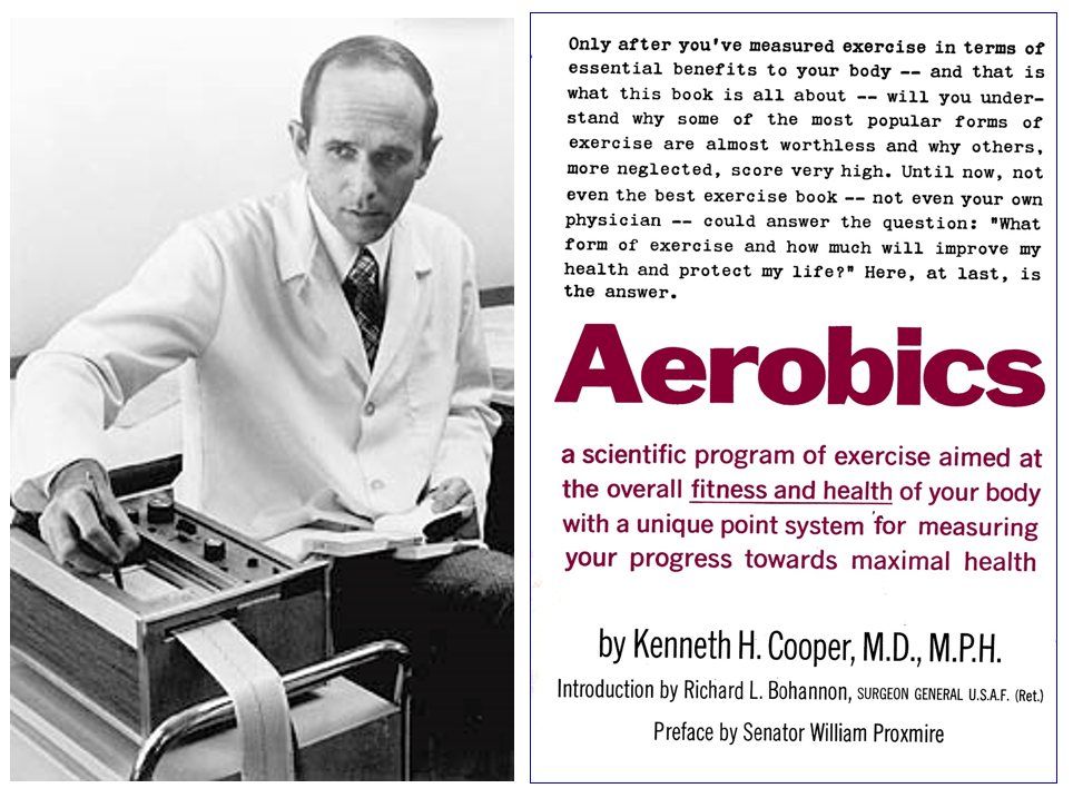 博士发明的"有氧运动"(aerobics)一词也被正式载入《牛津英语词典》