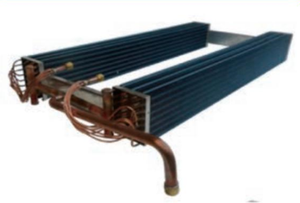 Bobina de evaporador automático com aletas de alumínio de tubo de cobre 