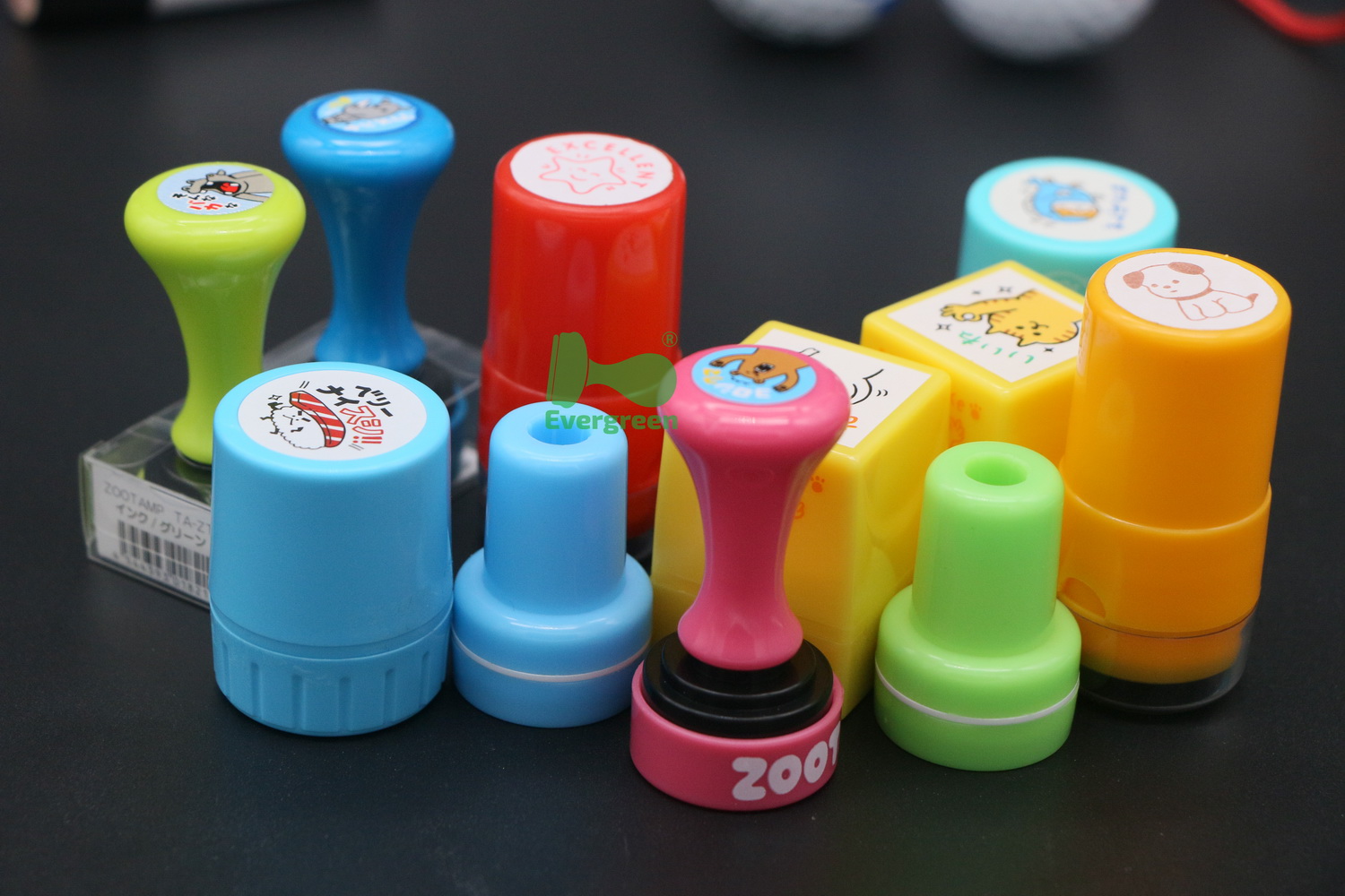 Kids stamps set for school