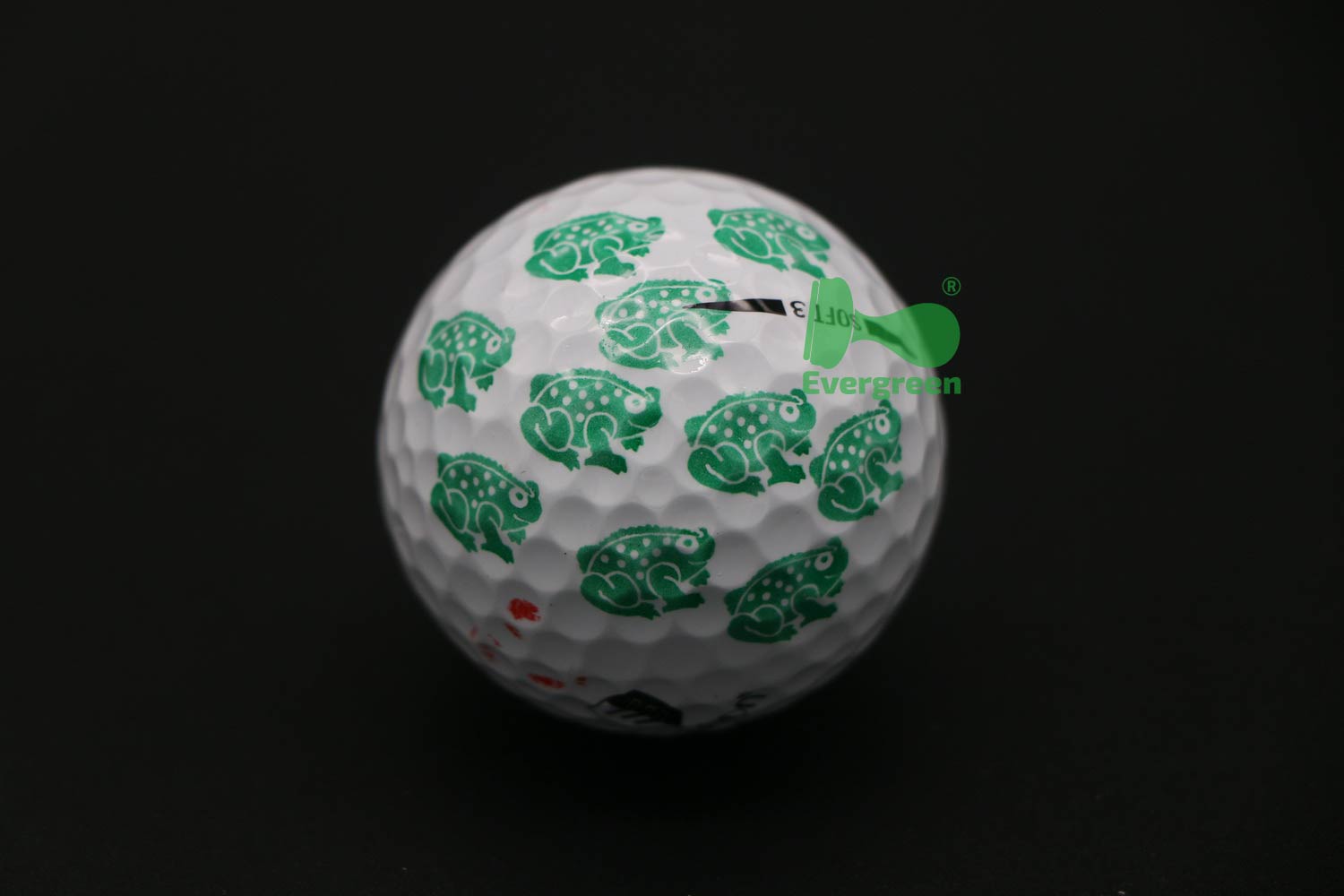 Plastic round golf ball stamps A11 Dia.11mm Indelible ink 