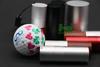 Personalized aluminum round golf ball stamps G12 Dia.12mm permanent ink 