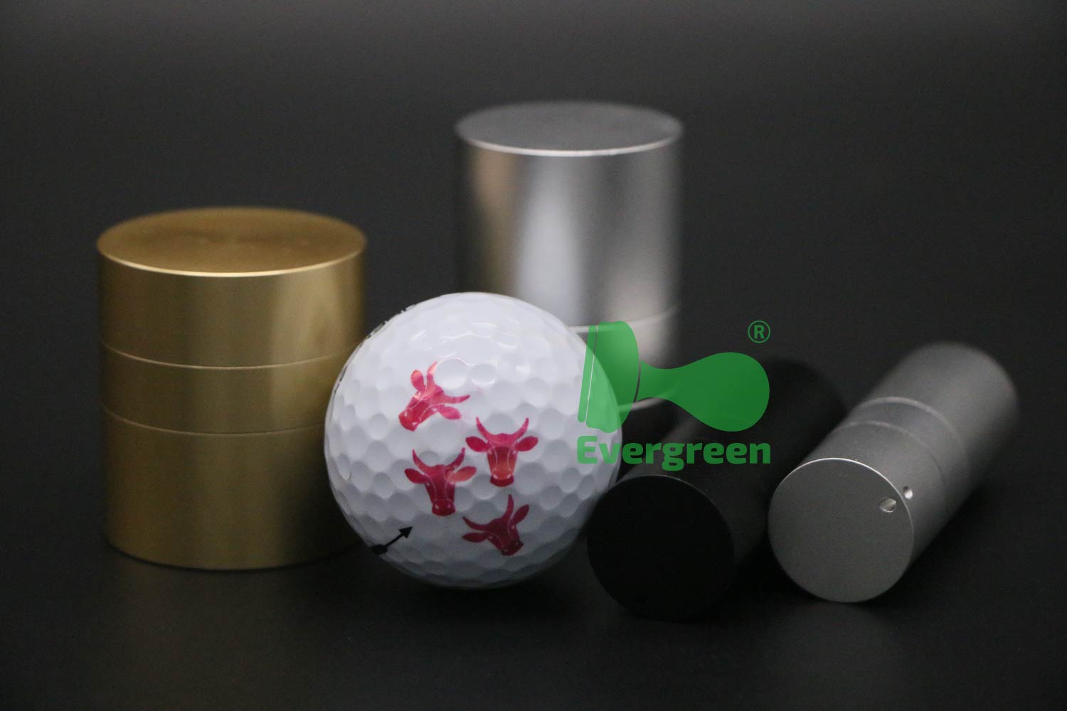 Ergonomic Personalzied Aluminum Golf Ball Stamps