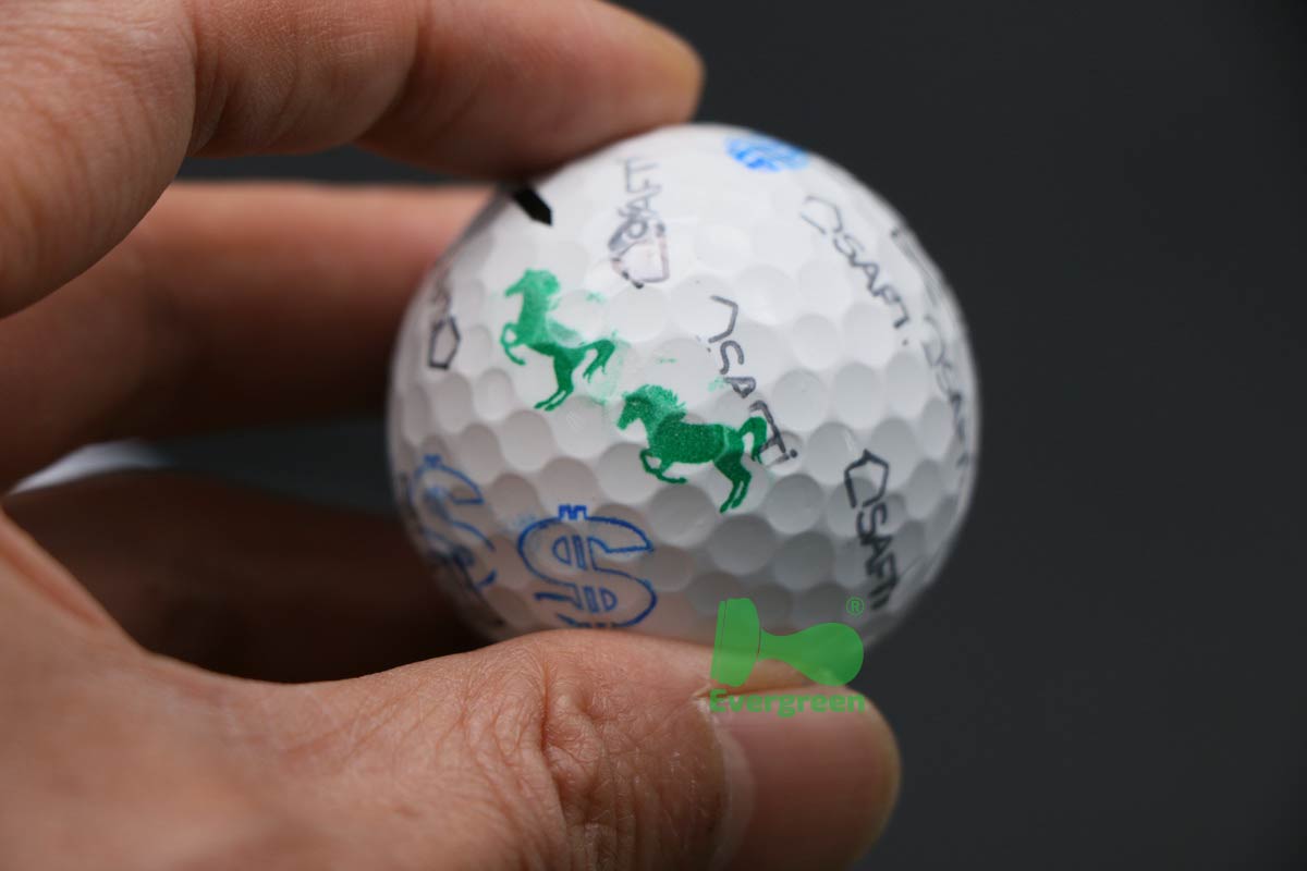 Plastic round Golf Ball Stamps A11 Dia.11mm
