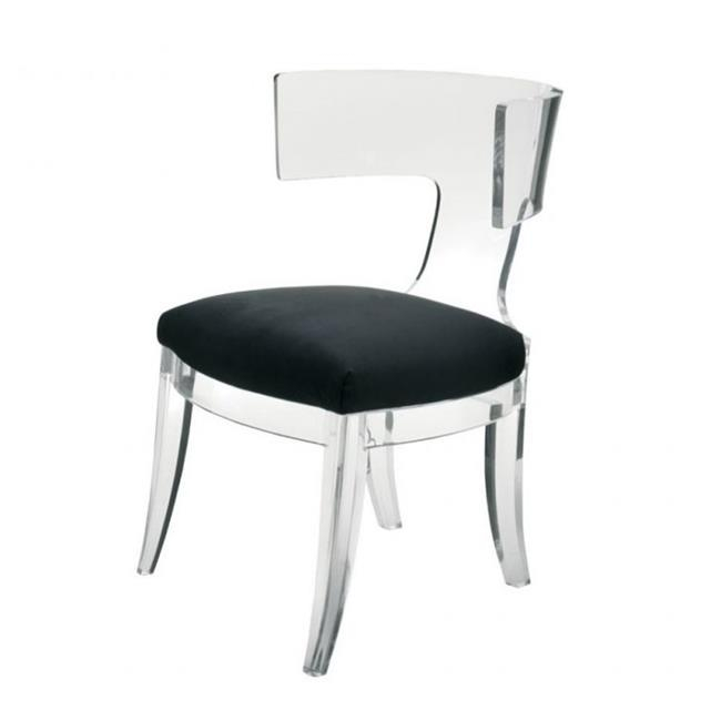 Modern Wedding Chairs Plexiglass Dressing Room Chair Lucite Dining Chair