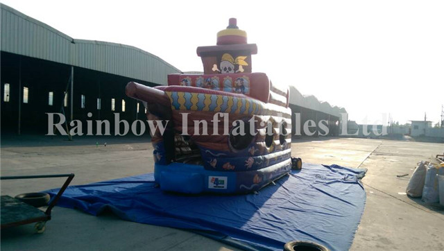 RB11012(5x2.8x4.5m) Inflatable Cheap Attractive Pirate Ship, Inflatable Pirate Boat Bouncer