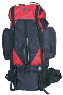 New Polyester Red Black Climbing Backpack