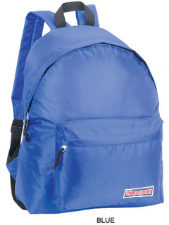 Promotional Simple Cheap Blue Backpack for Students