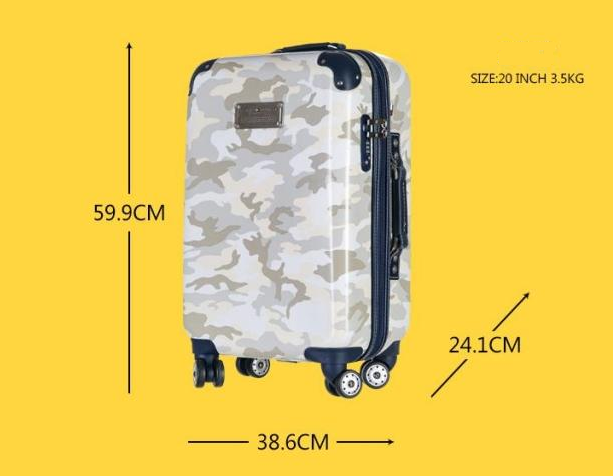 Trolley Travel Suitcase with Luggage for Sports, Military, Duffle