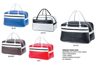 PU Leather Travel Duffel Bag for Outdoor