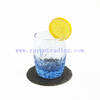 Unique Hand Made Blue And Crystal Glass Set