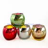 Custom Electroplated Glass Candle Jar Empty Candle Holder for Candle Making