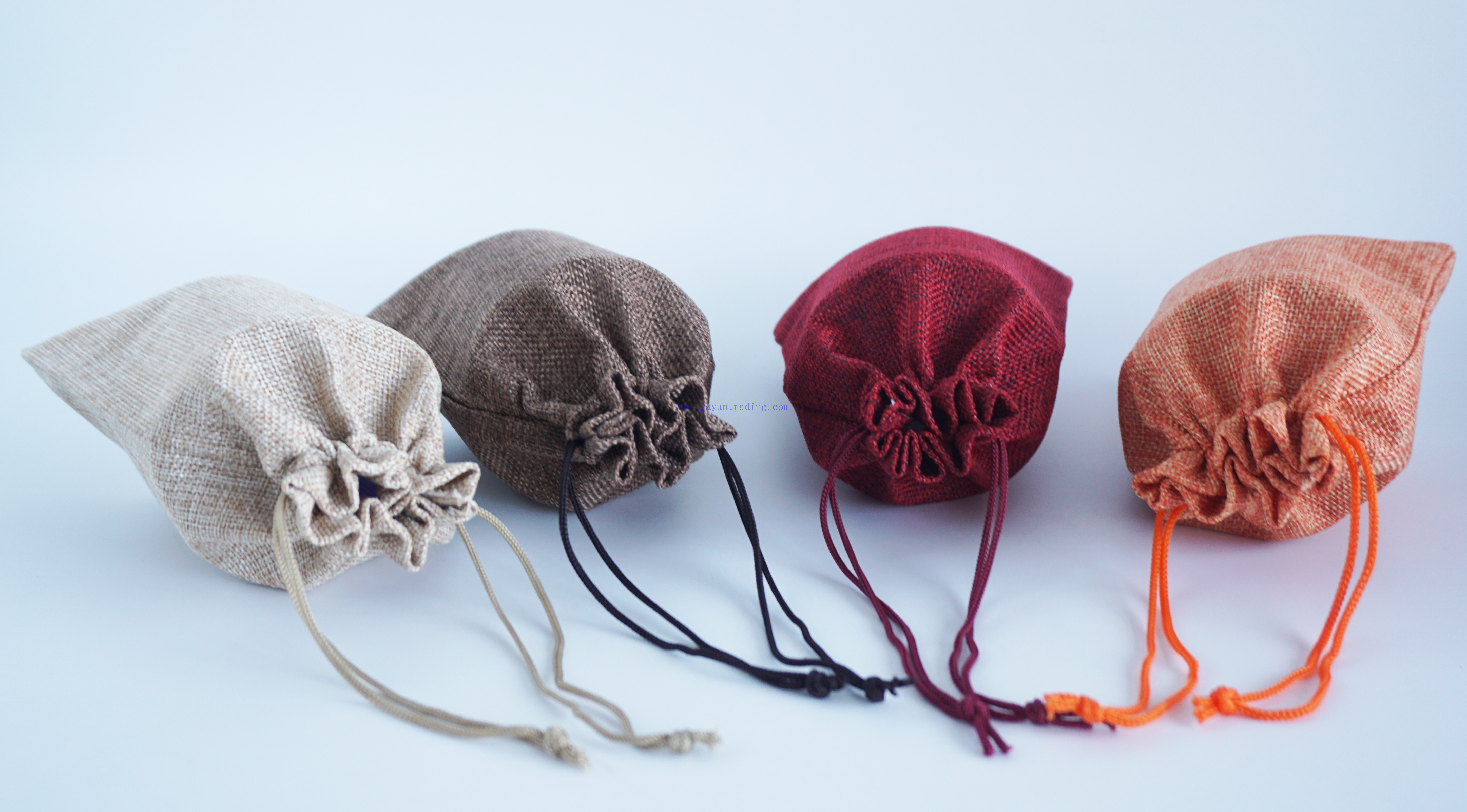 wholesale 1000pcs 12x17cm Jute Burlap drawstring Favor Bags for candles
