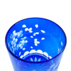 Hot Sale Blue Cylinder Shaped Shot Glass Cup Cocktail Juice Glass Cup