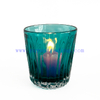 Handmade Glass Votive Candle Holders Horn Shape Candle Jars for Home Decoration