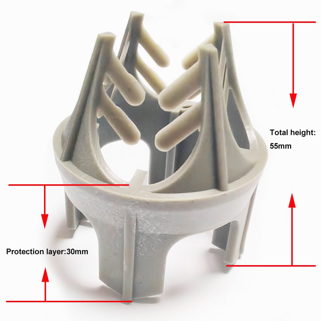 Plastic Spacer,Platform Spacer for Steel, Bar Chair, Deck Spacer SP0307B