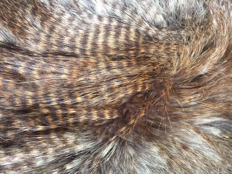 peacock imitation fack fur