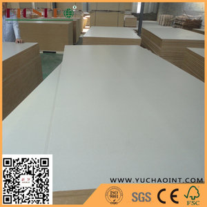 Grooved White Laminated Melamine Deorative MDF Board slotted board