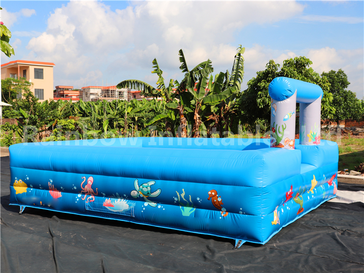 RB9131 （4x5m）Inflatable foam pit Sport Game with form machine