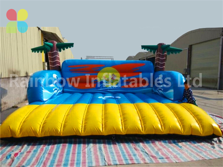 RB9002-1（5x5m）Inflatable Surf Board With Cartoon Painting/Inflatable Surf Board Game For Sale