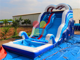 RB7021(3.5x8x5m) Inflatable under Ocean World Water Slide With Pool For sale