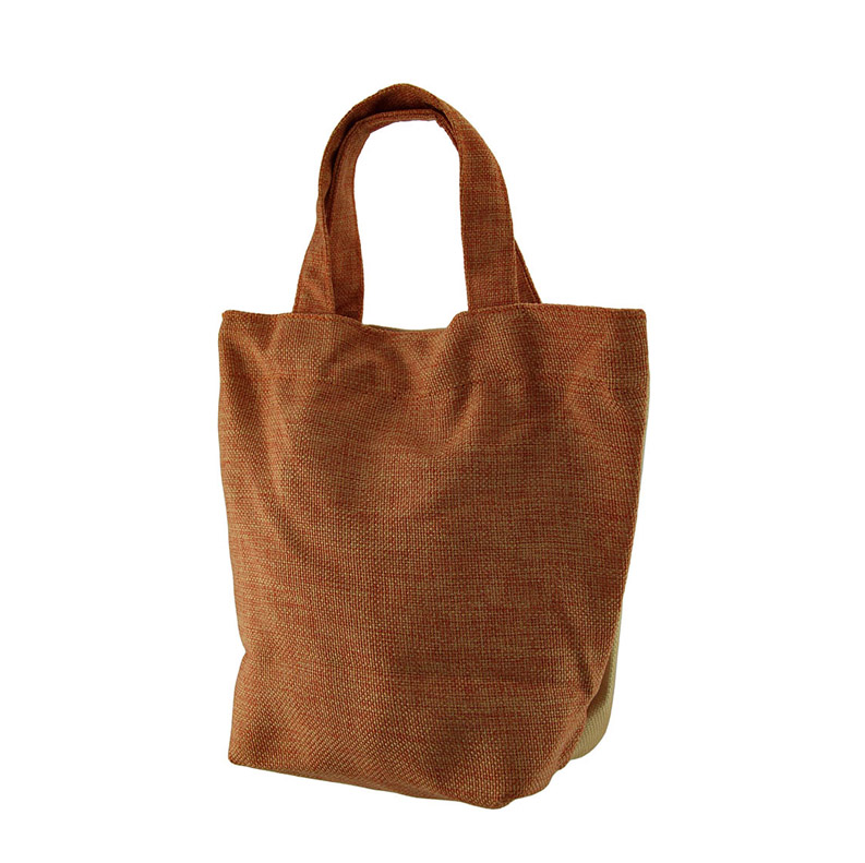 Jute Cotton Lunch Tote Bag