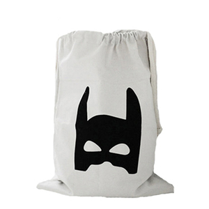 Useful Baby Toys Pouch Canvas Storage Bags Cute Bear Batman Laundry Bag