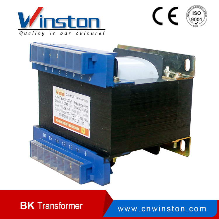 Transformador de control de cama de motor duradero de 2500 vatios serie BK