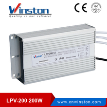 Водонепроницаемый однопроцессный источник питания для светодиодов - LPV 200 Вт
