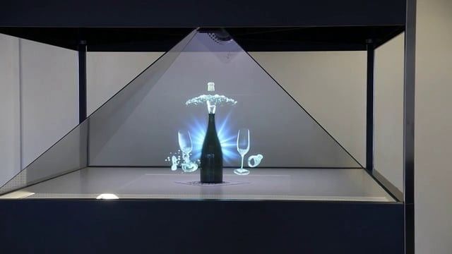 360度全息展示柜19寸