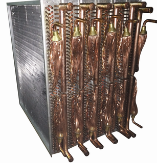Cambista de calor de cobre do radiador para o quarto frio de baixa temperatura
