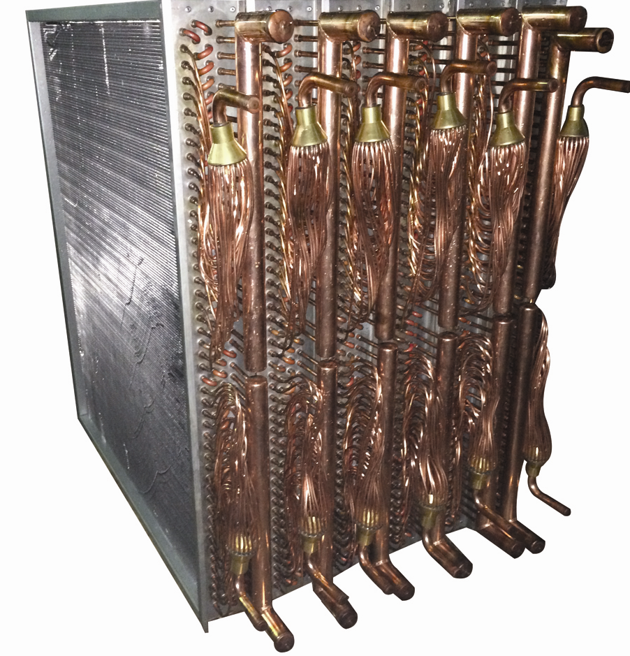 Trocador de calor radiador de cobre para câmara fria de baixa temperatura
