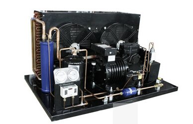 Unidad condensadora de compresor semihermético para cámara frigorífica