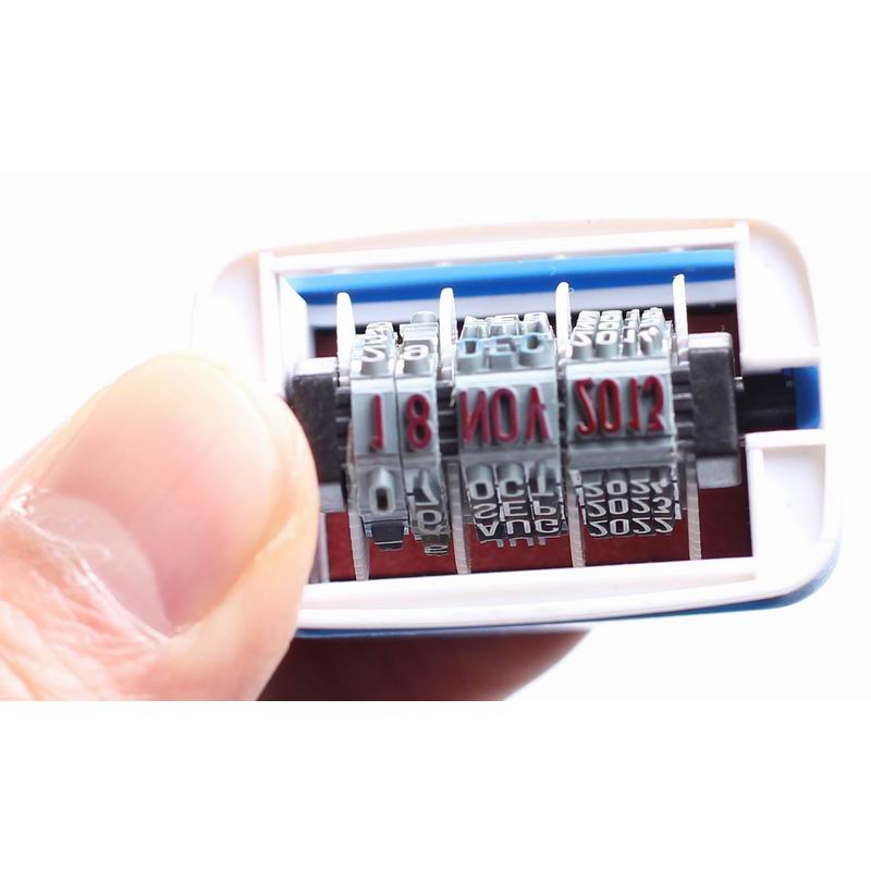Self Inking date stamps , date size : 3mm or 4mm 