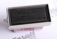 Pre inked flash stamps Rectangle F3278 Imprint size : 32×78mm 