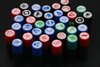 Personzlied Round plastic Golf Ball Stamps Dia.12mm 