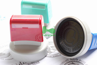 Pre inked flash stamps F-series Round F51 Imprint size: Dia.51mm 