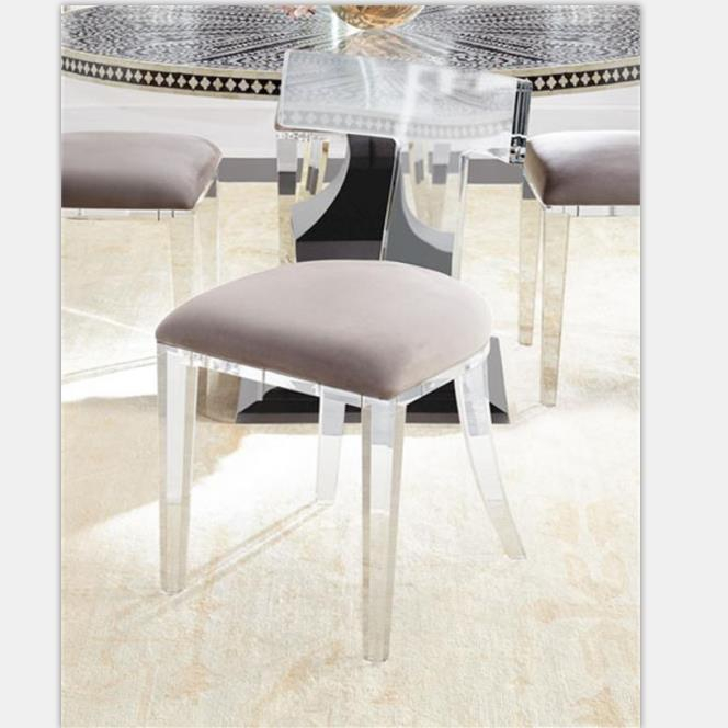 Modern Wedding Chairs Plexiglass Dressing Room Chair Lucite Dining