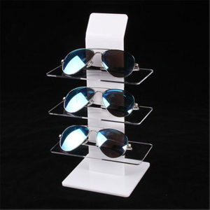 Modern Desktop Glasses Tray Acrylic Glasses Racks Eyewear Display Stand