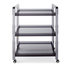 2017 Modern Design Acrylic Hotel Housekeeping Serving Trolley Food Bar Cart