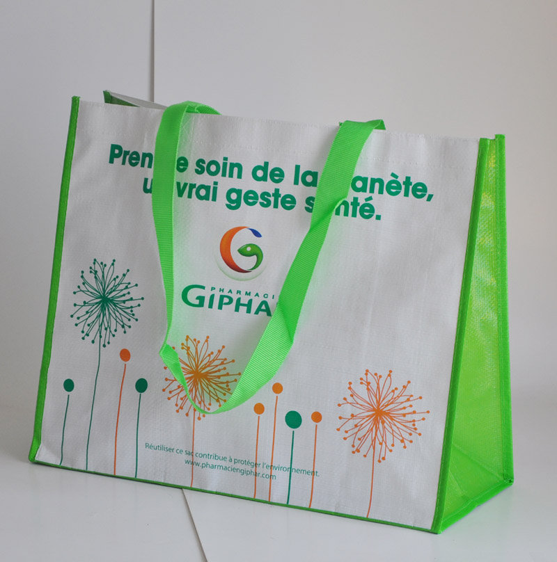 Lamination PP Woven Tote Bag for Grocery