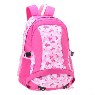 Pink Backpack with Shoe Compartment for High School Students
