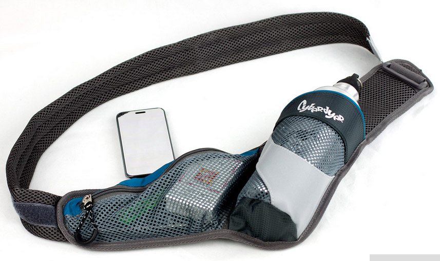 Hiking Trekking Sports Waist Bag with Bottle Pocket