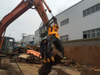 Digger Attachment Hydraulic Rotating Wood Grapple for Excavator
