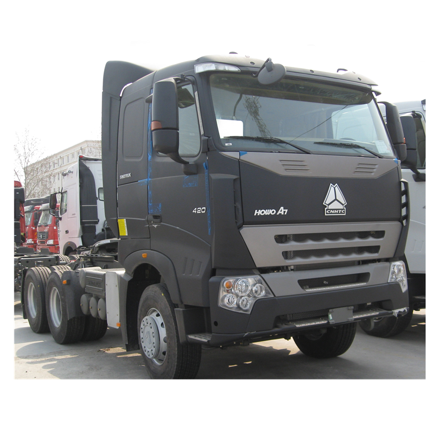 SINOTRUK HOWO A7 6x4 420hp CNG Tractor Truck - Buy CNG Tractor Head ...