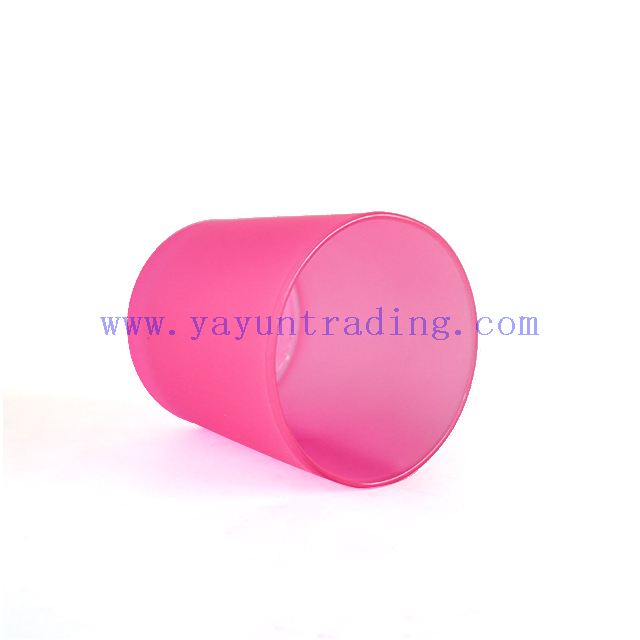 400ml Frosted Glass Candle Holder 