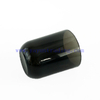 11oz Shiny Dark Green Glass Candle Holder with Zinc Alloy Lid