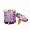 Heat Resistant 10oz 300ml Dome Glass Candle Jar with Lid