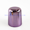 16oz luxury electroplating empty glass candle jar for home decorative