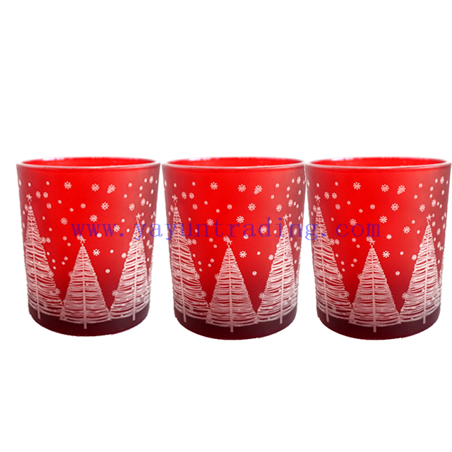 Hottest wedding home party holiday decoration laser engraving glass candle holders jar 12oz